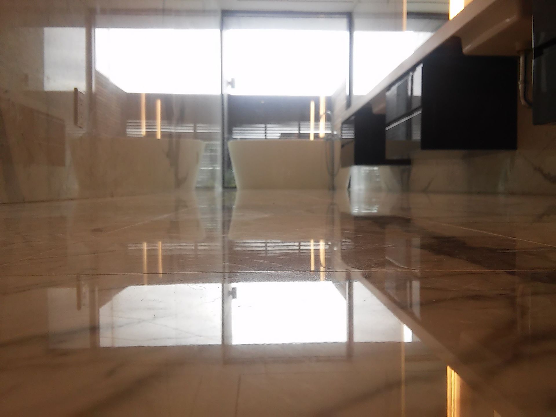 polished floor