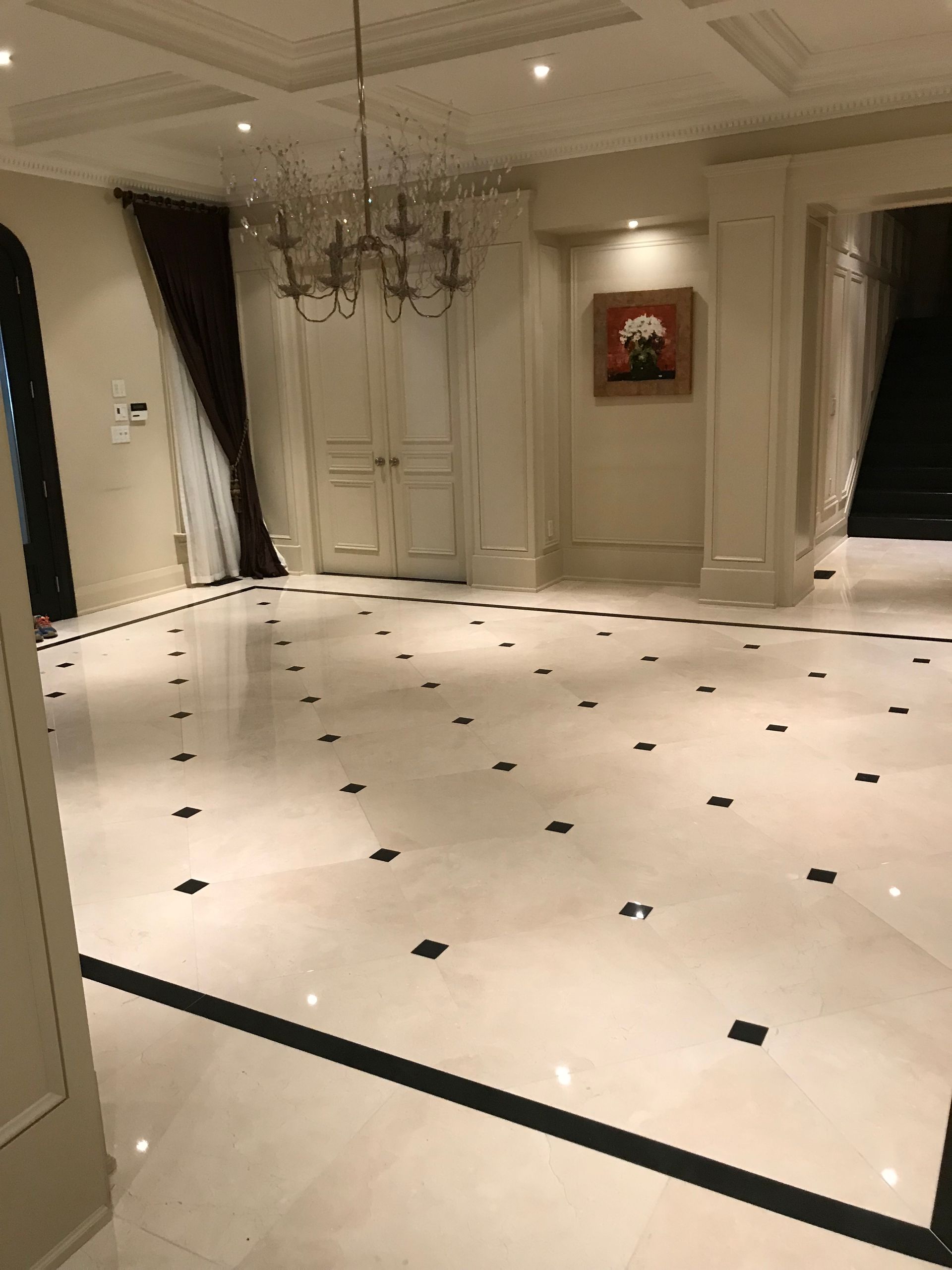 polished floor