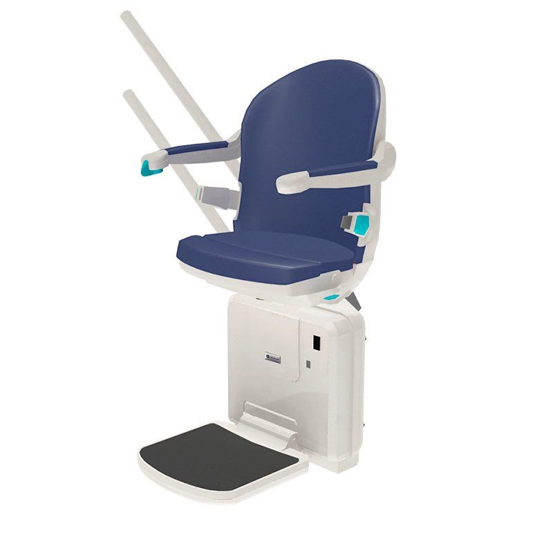 2000 curved stairlift - chair lift - smart lift - homecare 