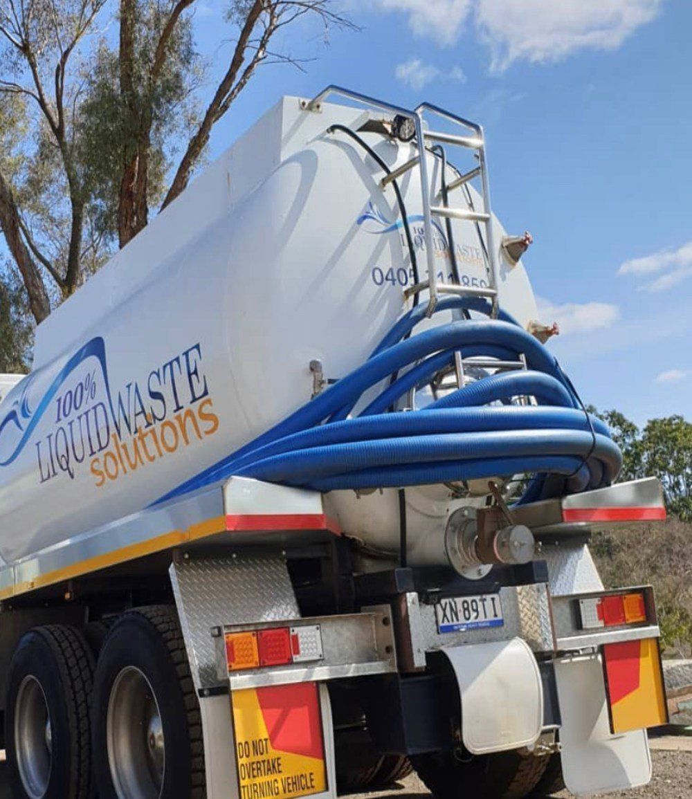 Hose Connected to Septic Truck — Sydney, NSW — 100% Liquid Waste Solutions Hose Connected to Septic Truck — Sydney, NSW — 100% Liquid Waste Solutions