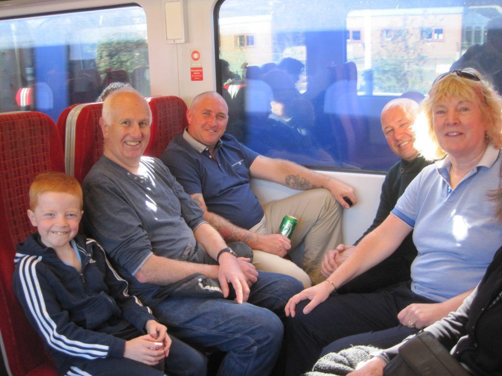 Hampshire Whited travelling to match by train