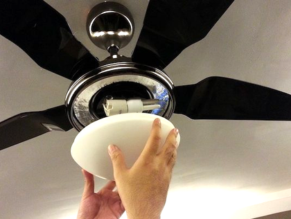 Ceiling fan installation