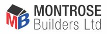 The logo for montrose builders ltd shows a cube with a house on it.