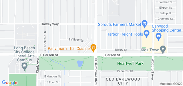 Map of business location