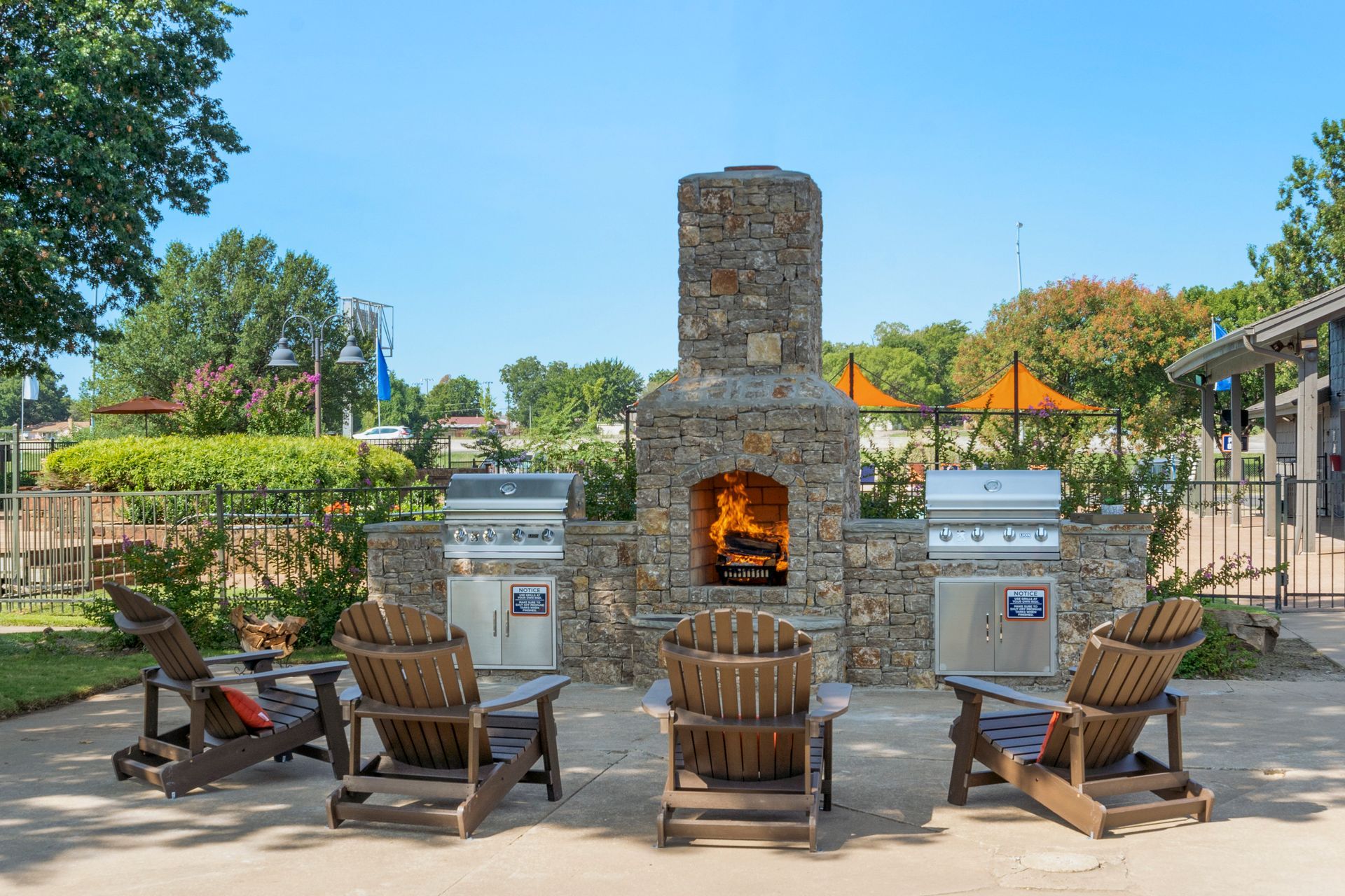 bbq area