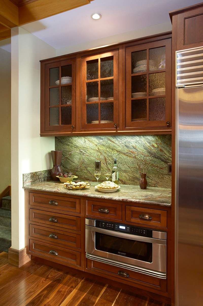 Dining room and Kitchen by Lisa St. Amand Designs.