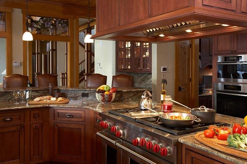 Dining room and Kitchen by Lisa St. Amand Designs.
