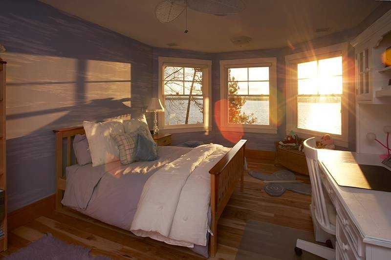 Bedroom interior design by Lisa St. Amand Designs.