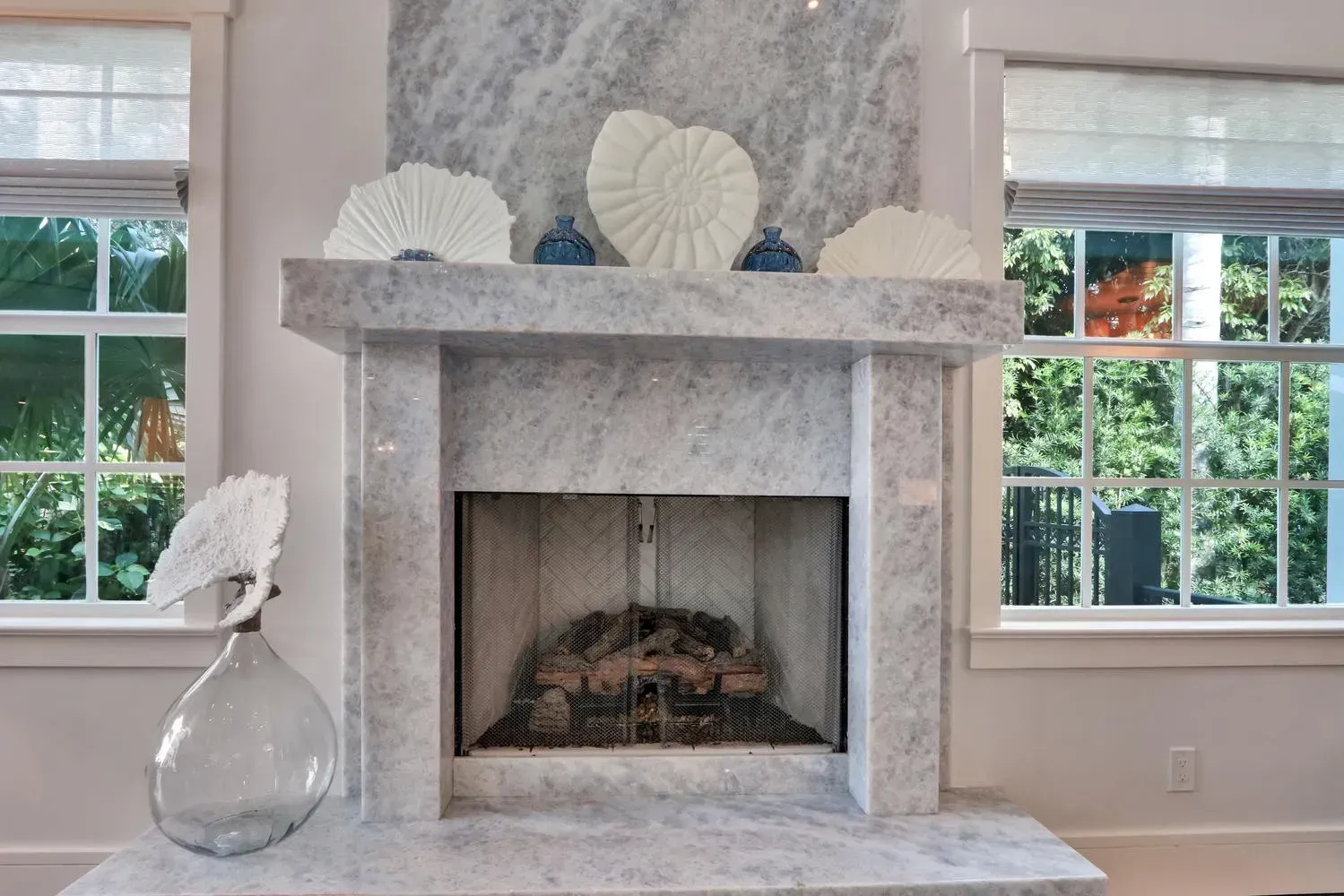 fireplace Interior Design Lisa St. Amand Designs