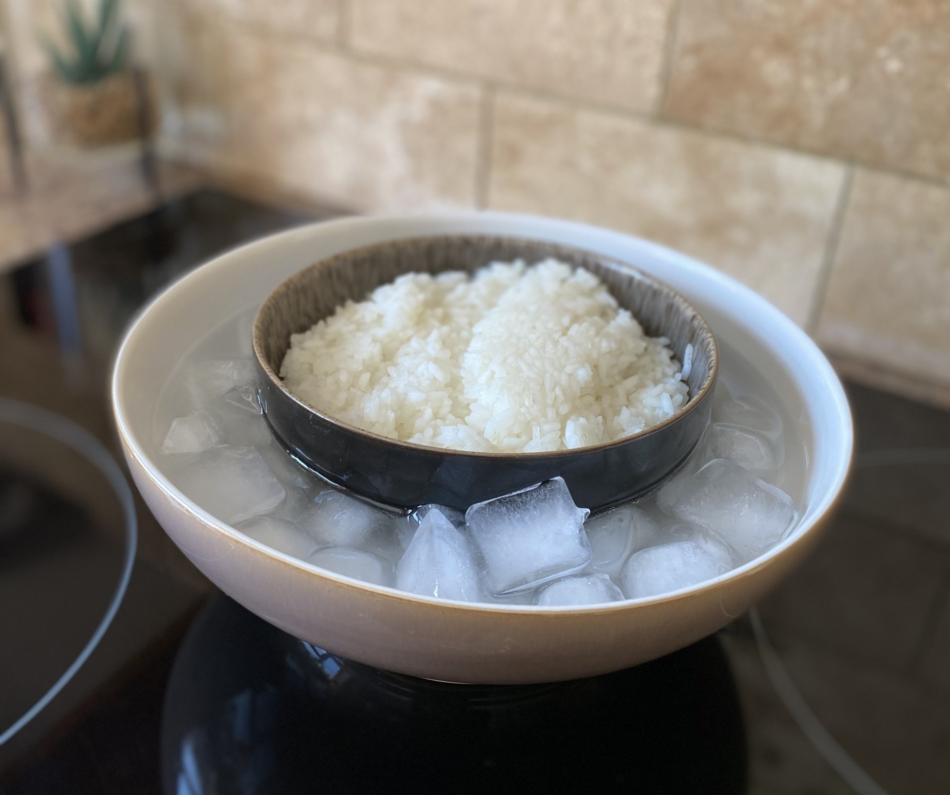 Cooling Rice Handling Leftover Rice