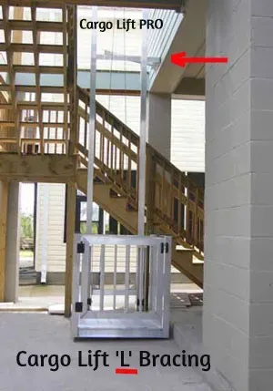 Residential Cargo Lift L Brace | Bradenton, FL | Cargo Lift PROS
