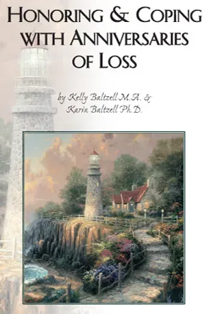 A book titled honoring and coping with anniversaries of loss