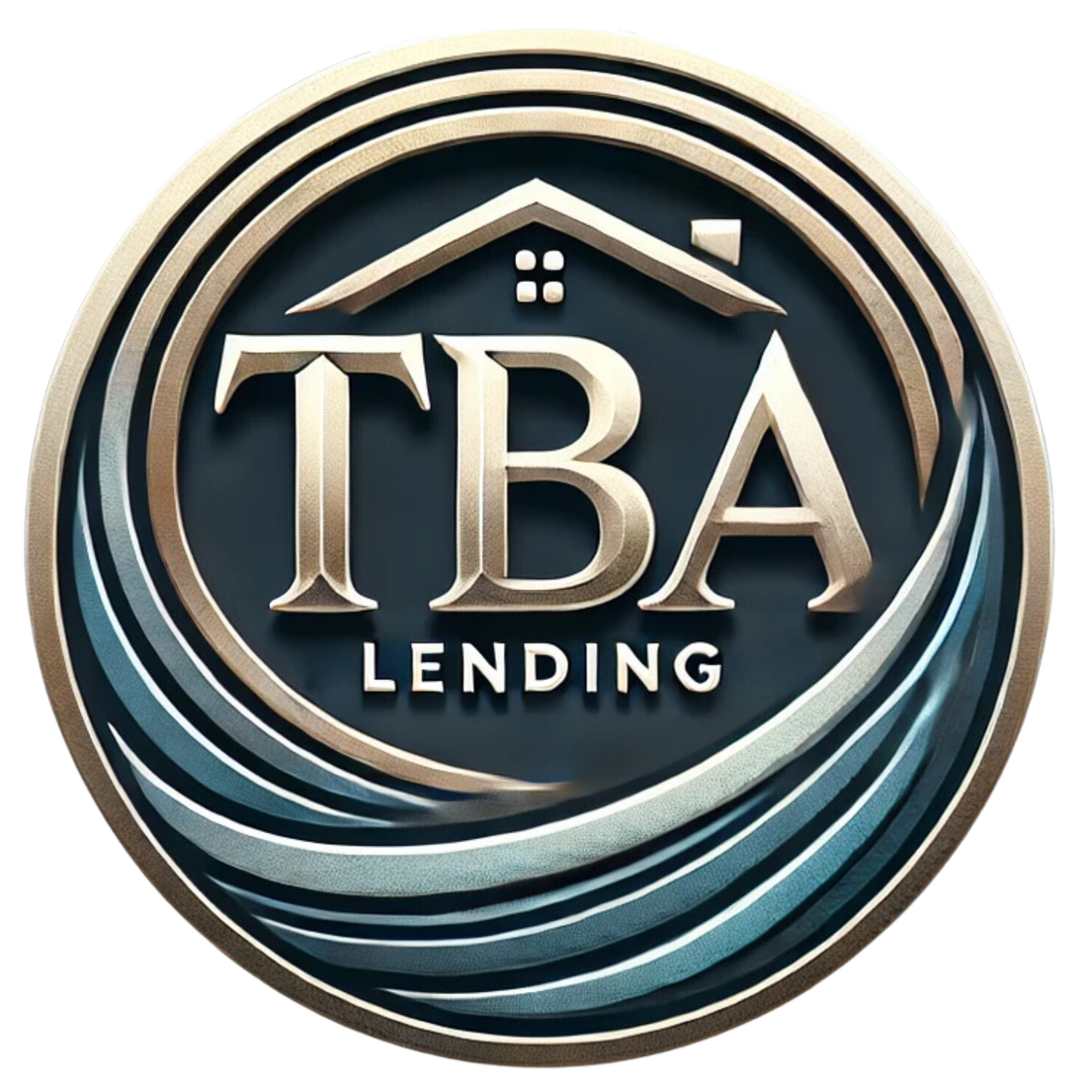 A logo for a company called tba lending
