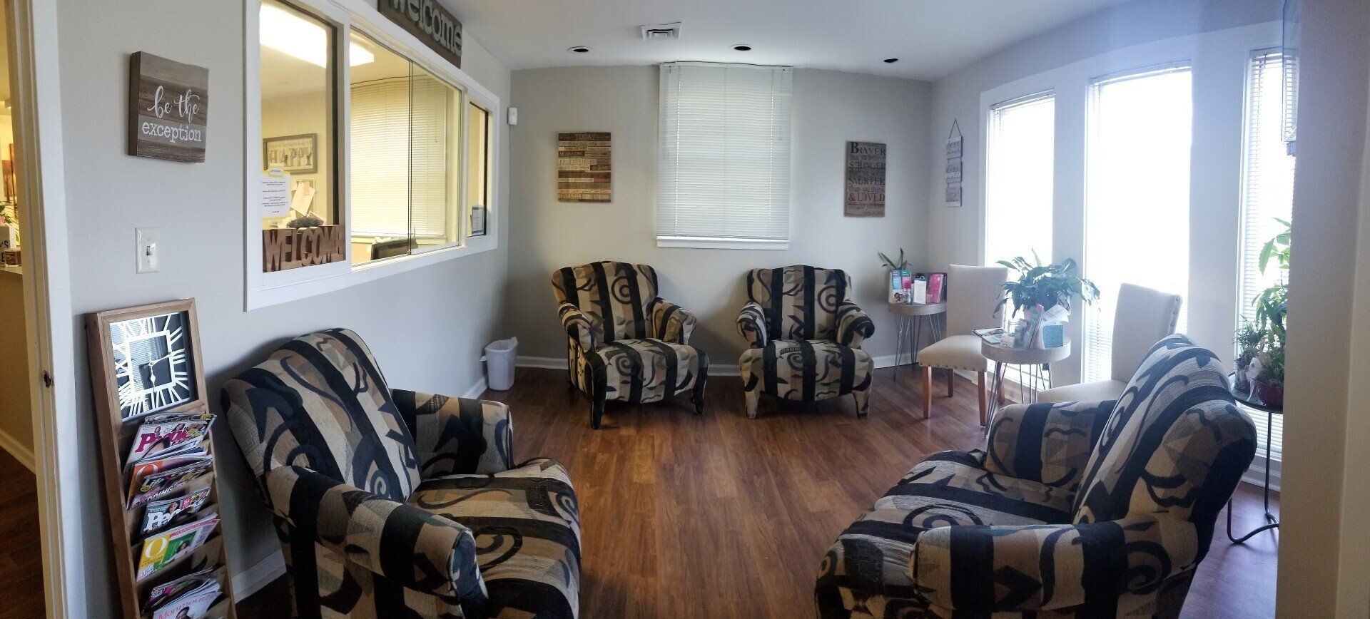 waiting room at Progressive Gynecology office