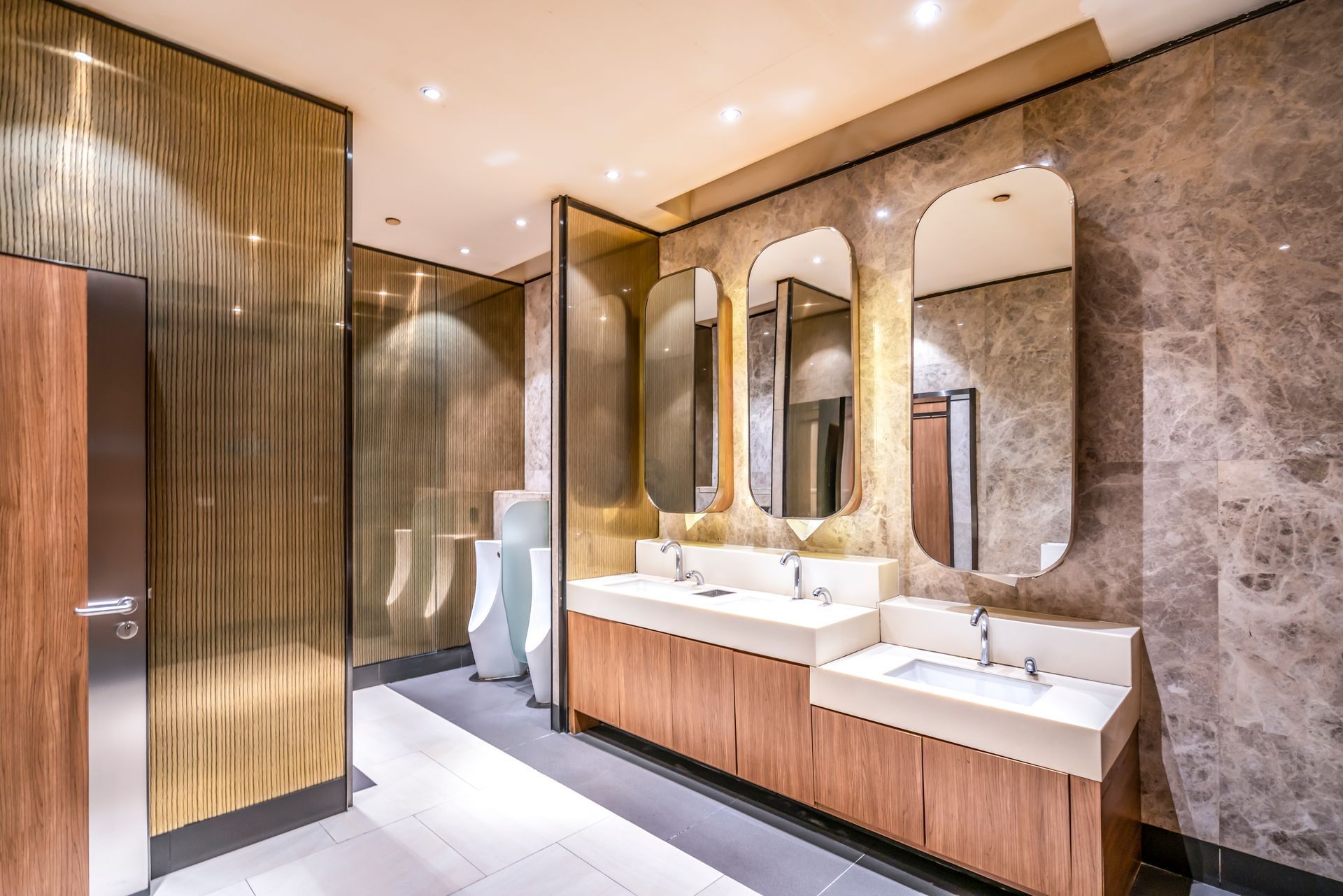 Commercial bathroom