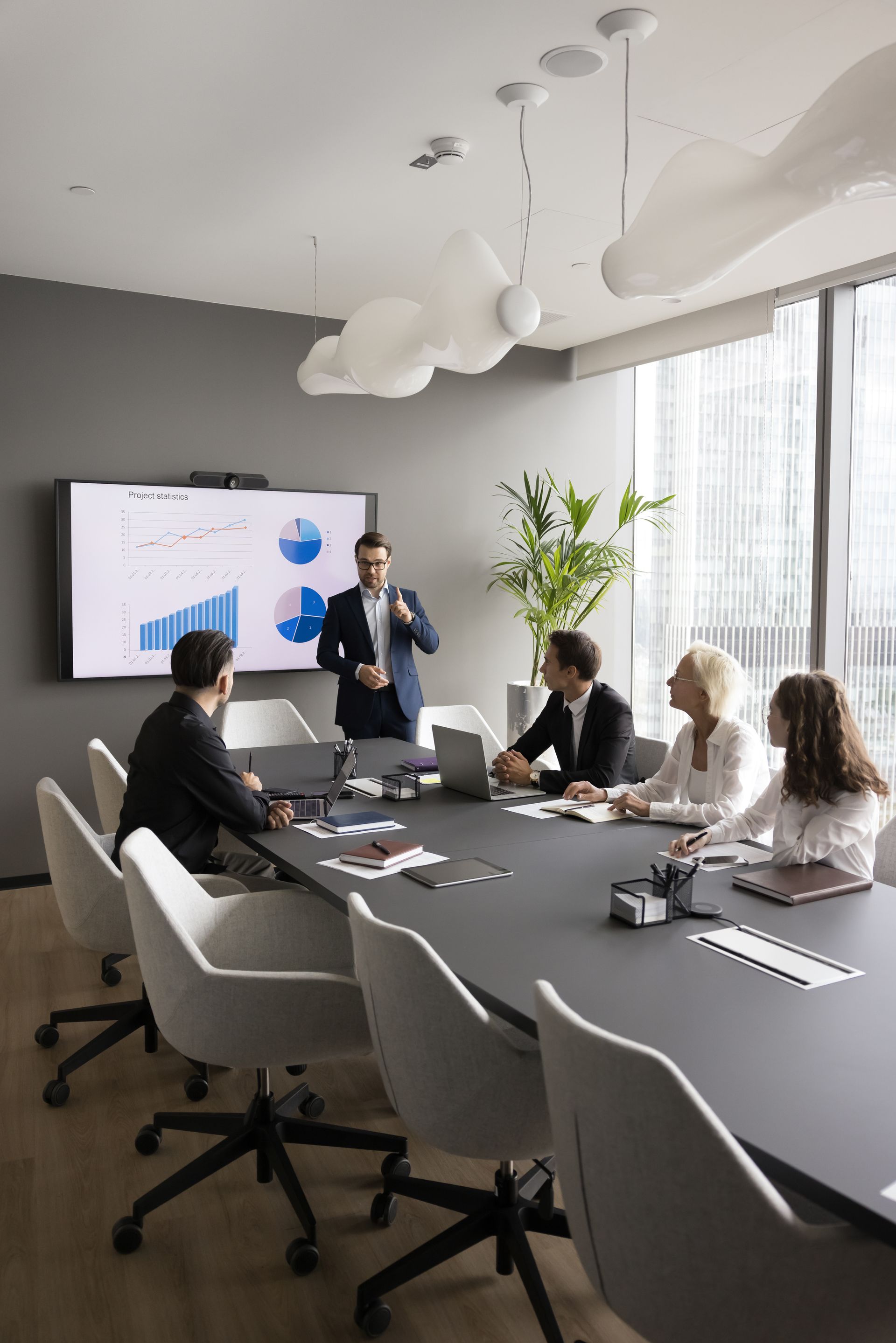 Commercial office setting