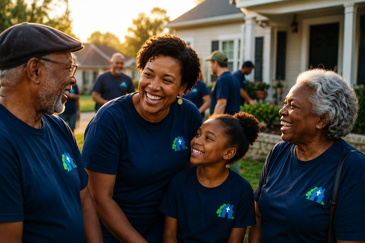 Dayspring Christian Community Development Corporation residents and team