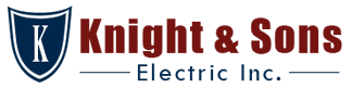 The logo for knight & sons electric inc.