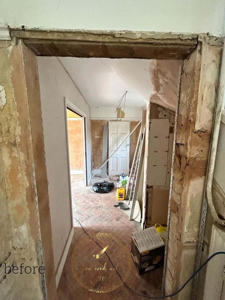 Repairing of walls in a property in North London