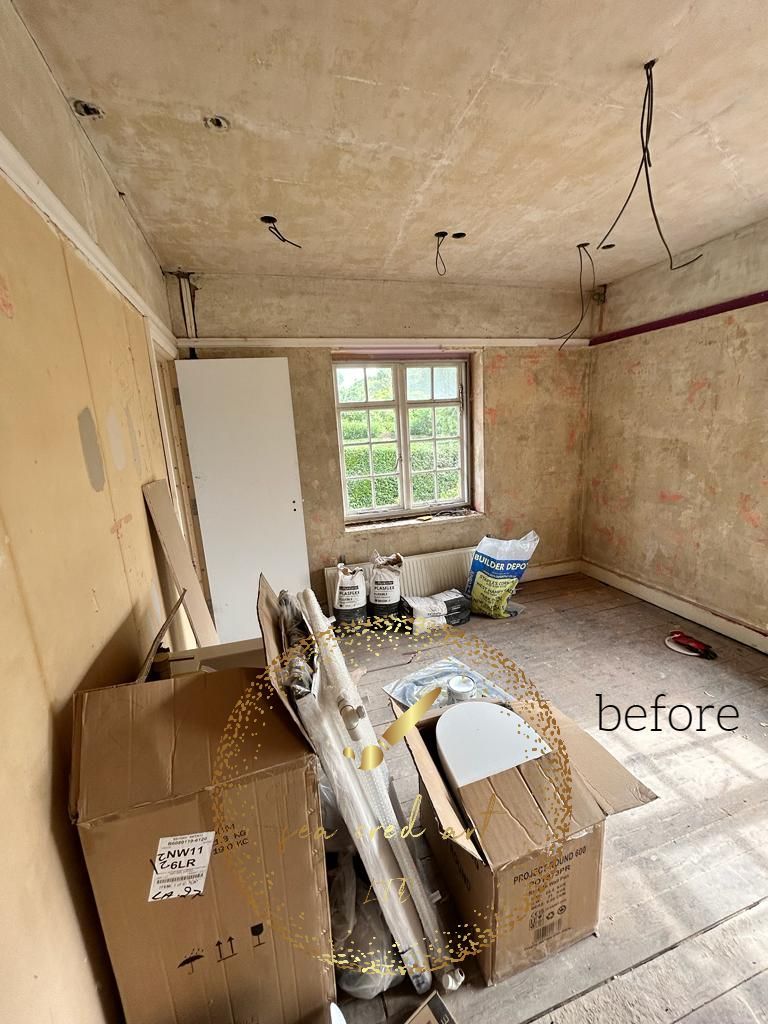 before painting interior bedroom North London