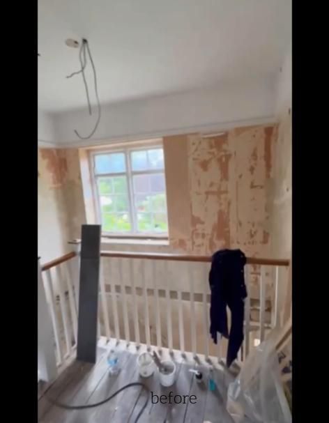 Removing Wallpaper in North London before painting