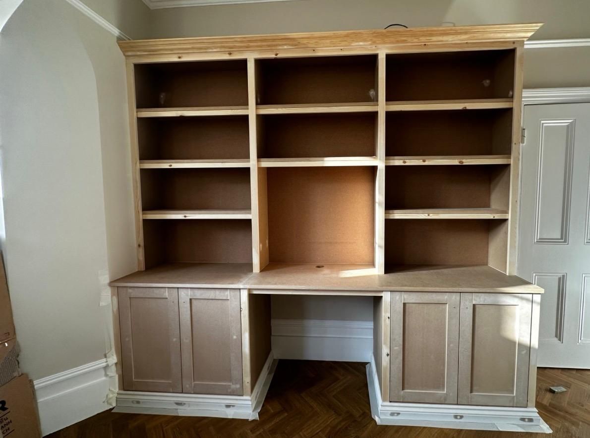 Before picture of a wardrobe in Hampstead Heath