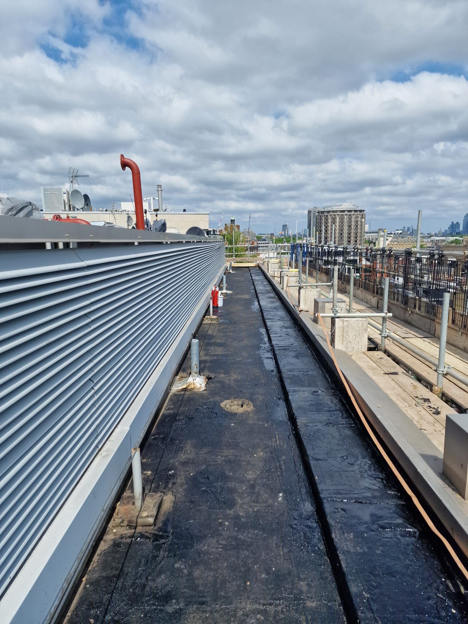 Liquid Roof Central London before picture