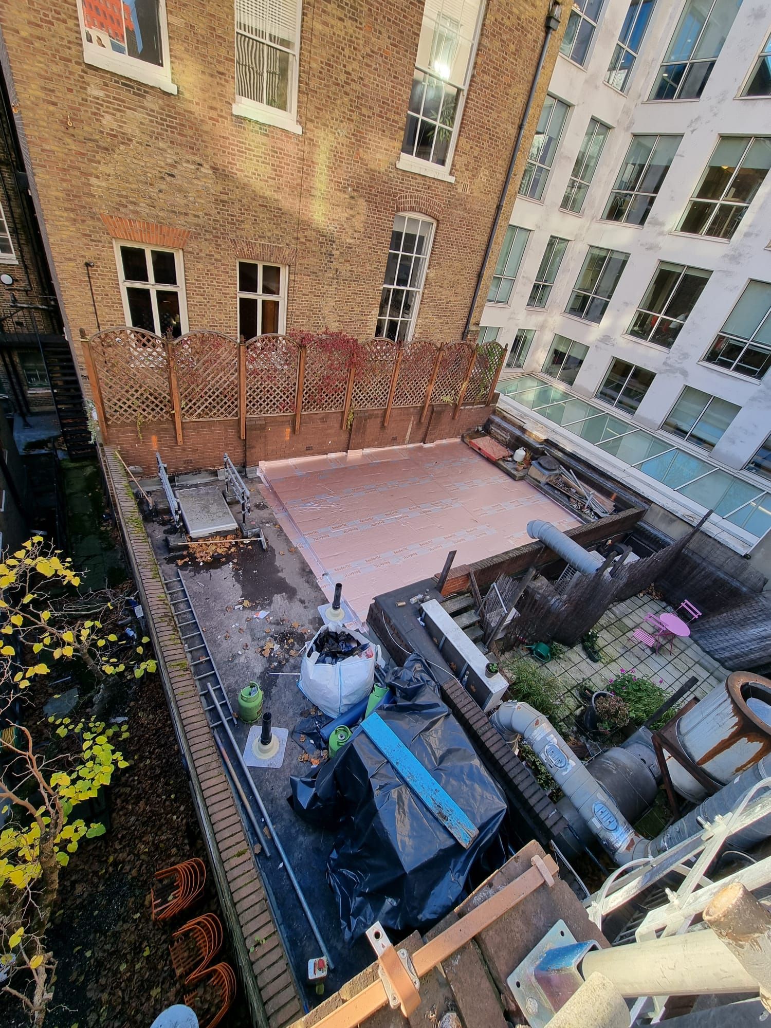 Green Roof process in North London