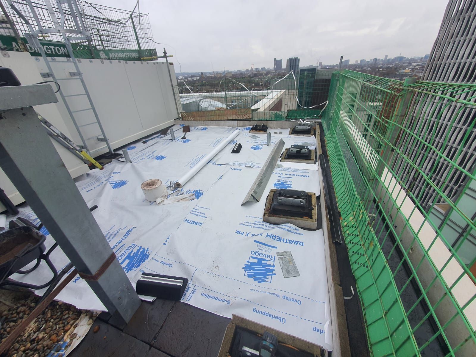 Green Roof process in North London