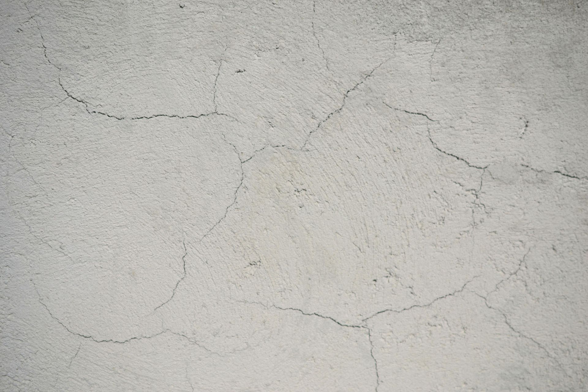 Cracks in a property exterior work before picture