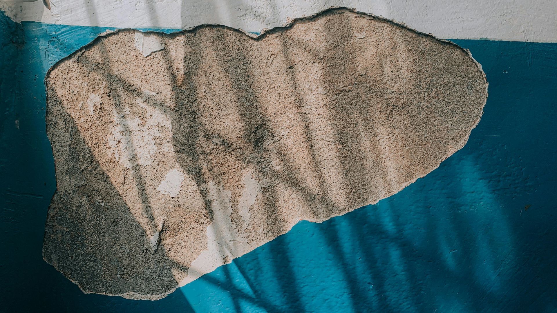 Destroyed wall