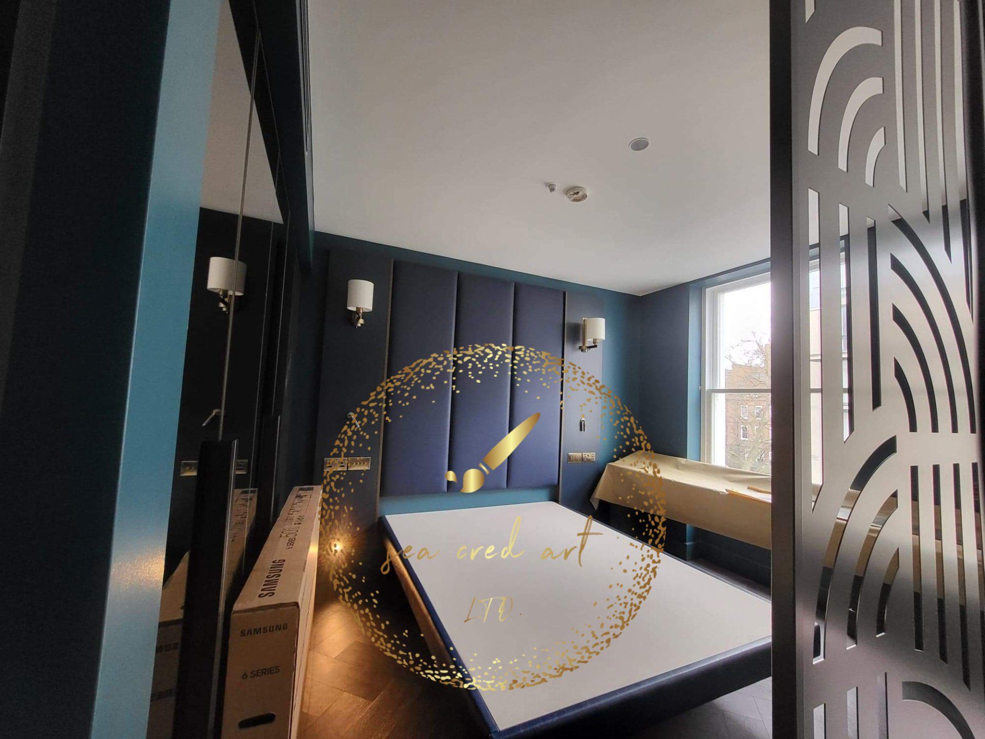 Hotel room painting in Central London