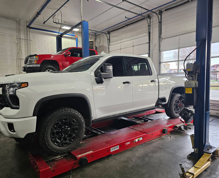 White truck | John's Auto Care