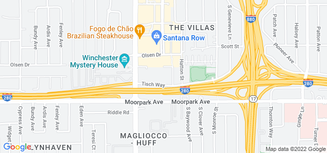 Map of business location