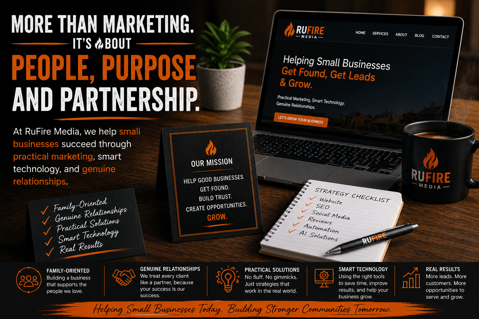 Tom Rufe of RuFire Media helping small businesses grow through practical marketing, technology, and