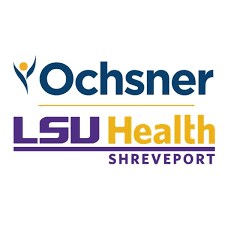 It is a logo for ochsner lsu health shreveport.