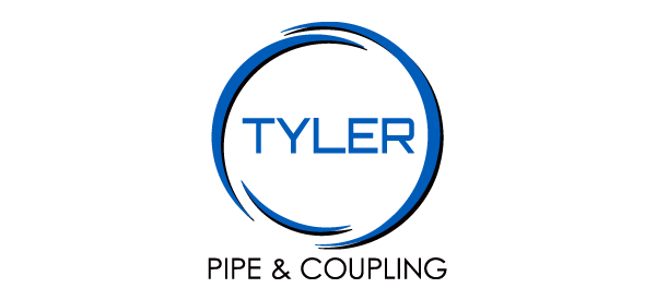 A blue and white logo for tyler pipe & coupling