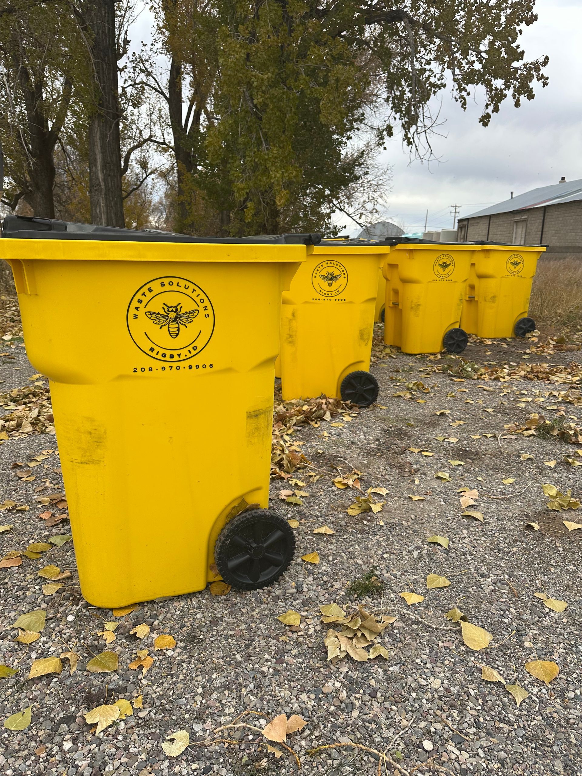 Garbage cans