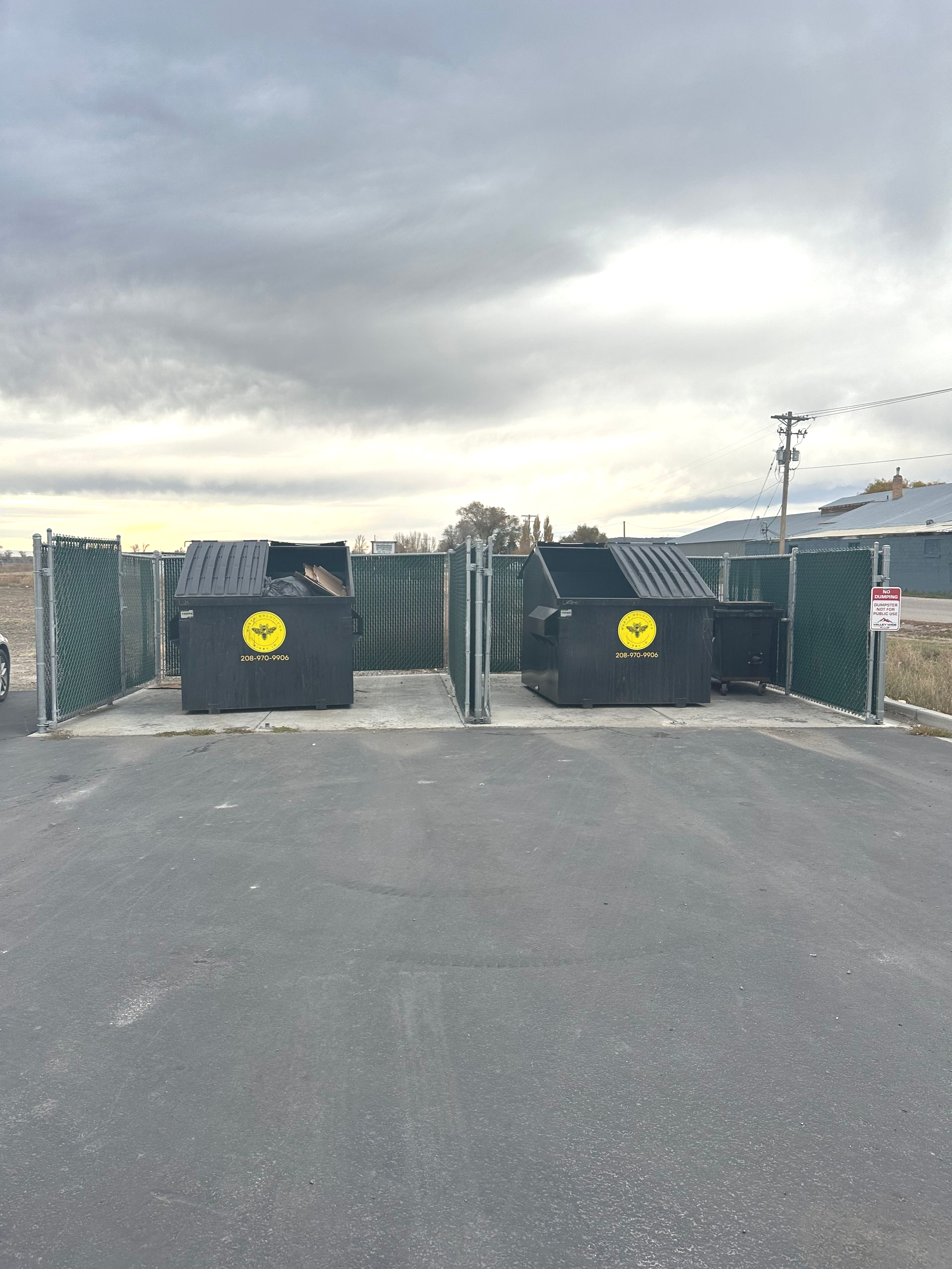 garbage dumpsters
