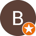 Brown circle with a white 