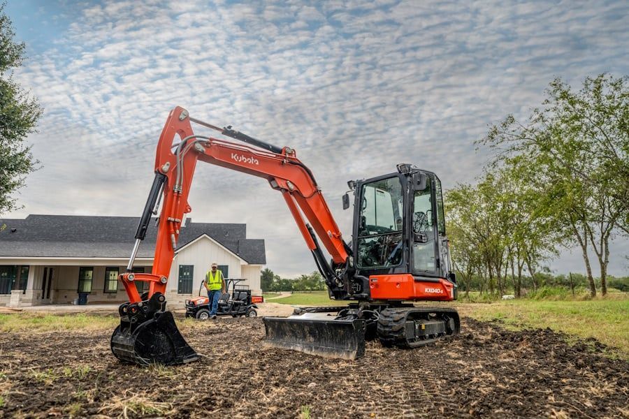 kubota excavator rental for rent