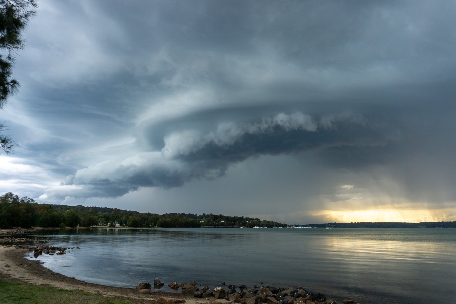 Storm over Warners Bay