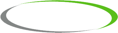 Green and gray oval ring on a white background.