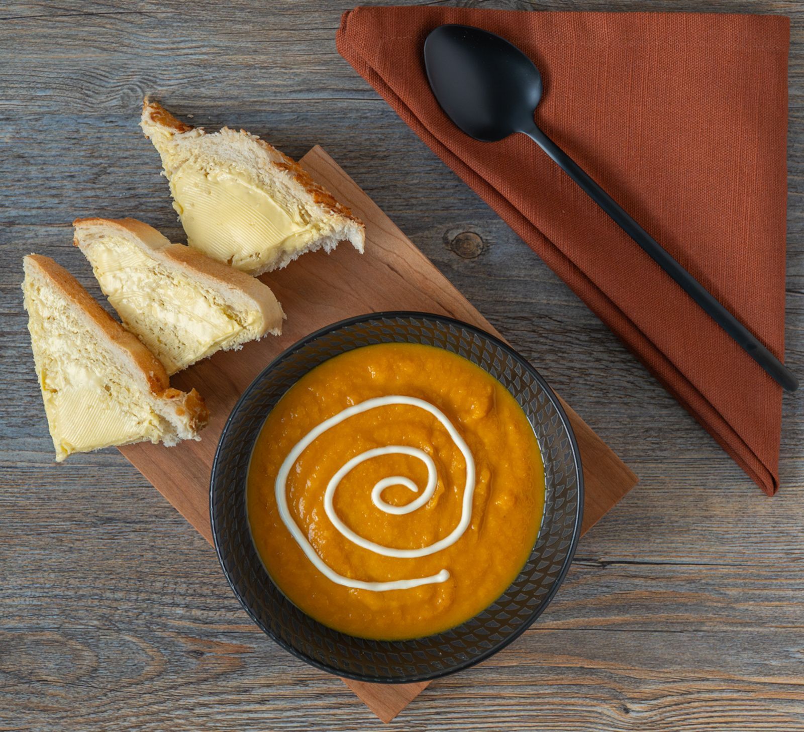 sweet potato and chilli soup 