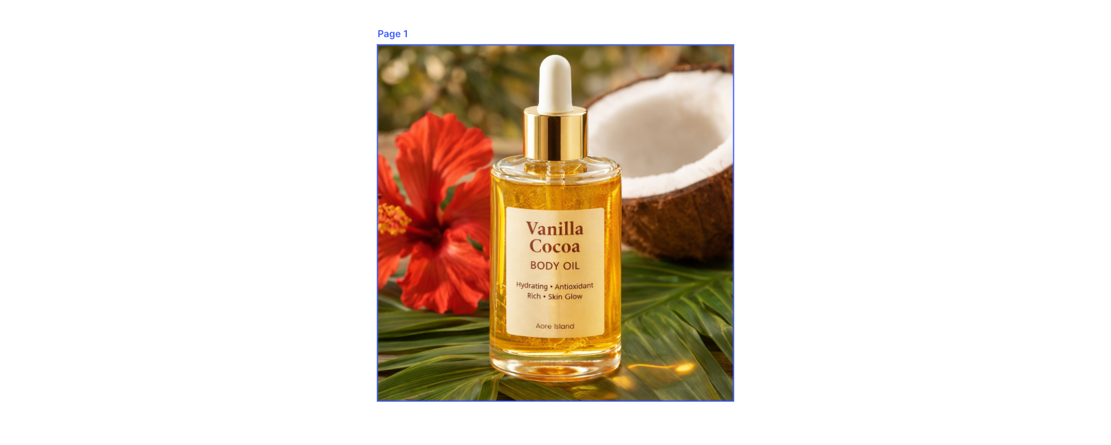 Vanilla Cocoa Body Oil - 100ml
