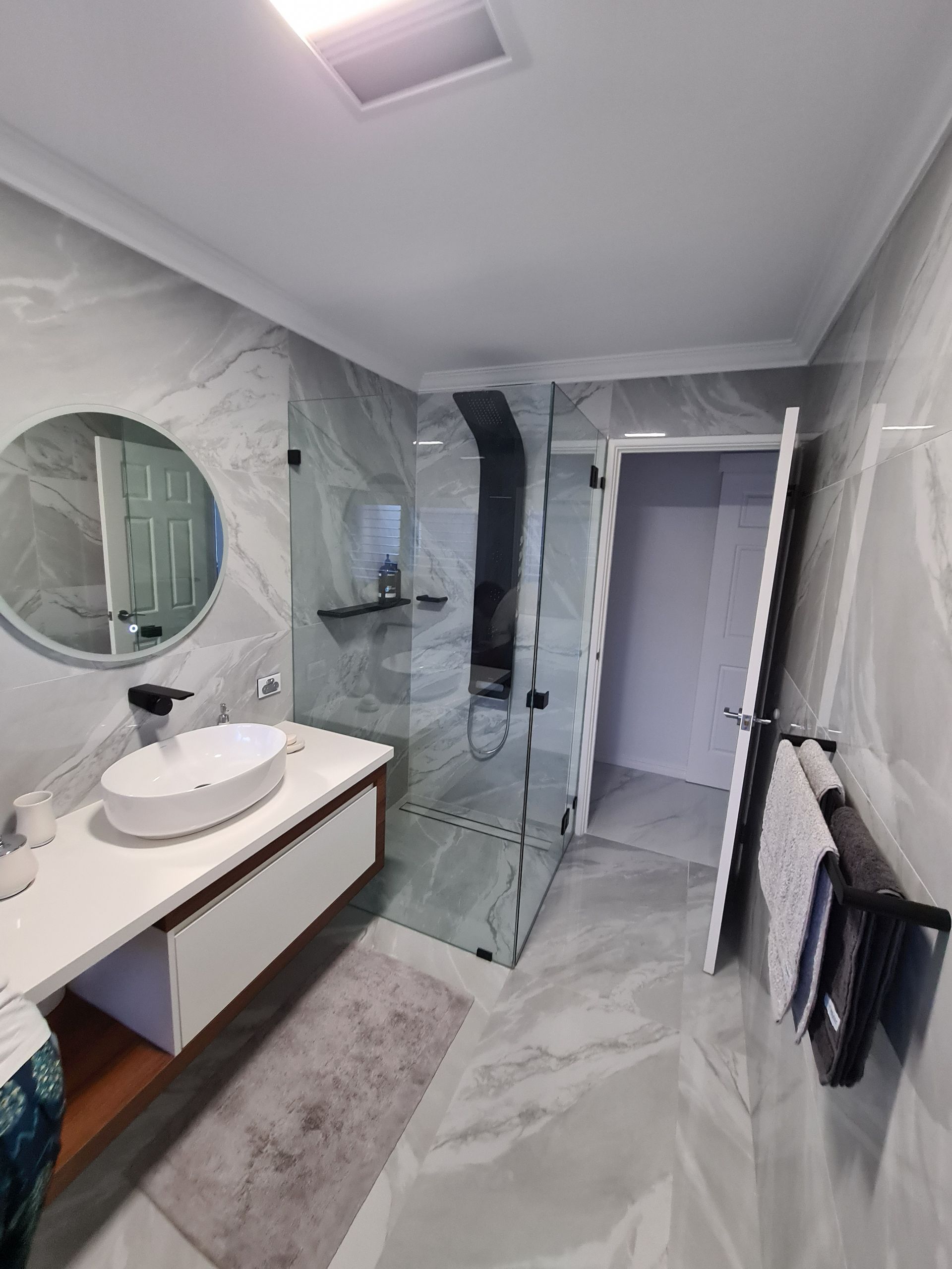 Bathroom renovation in Perth.
