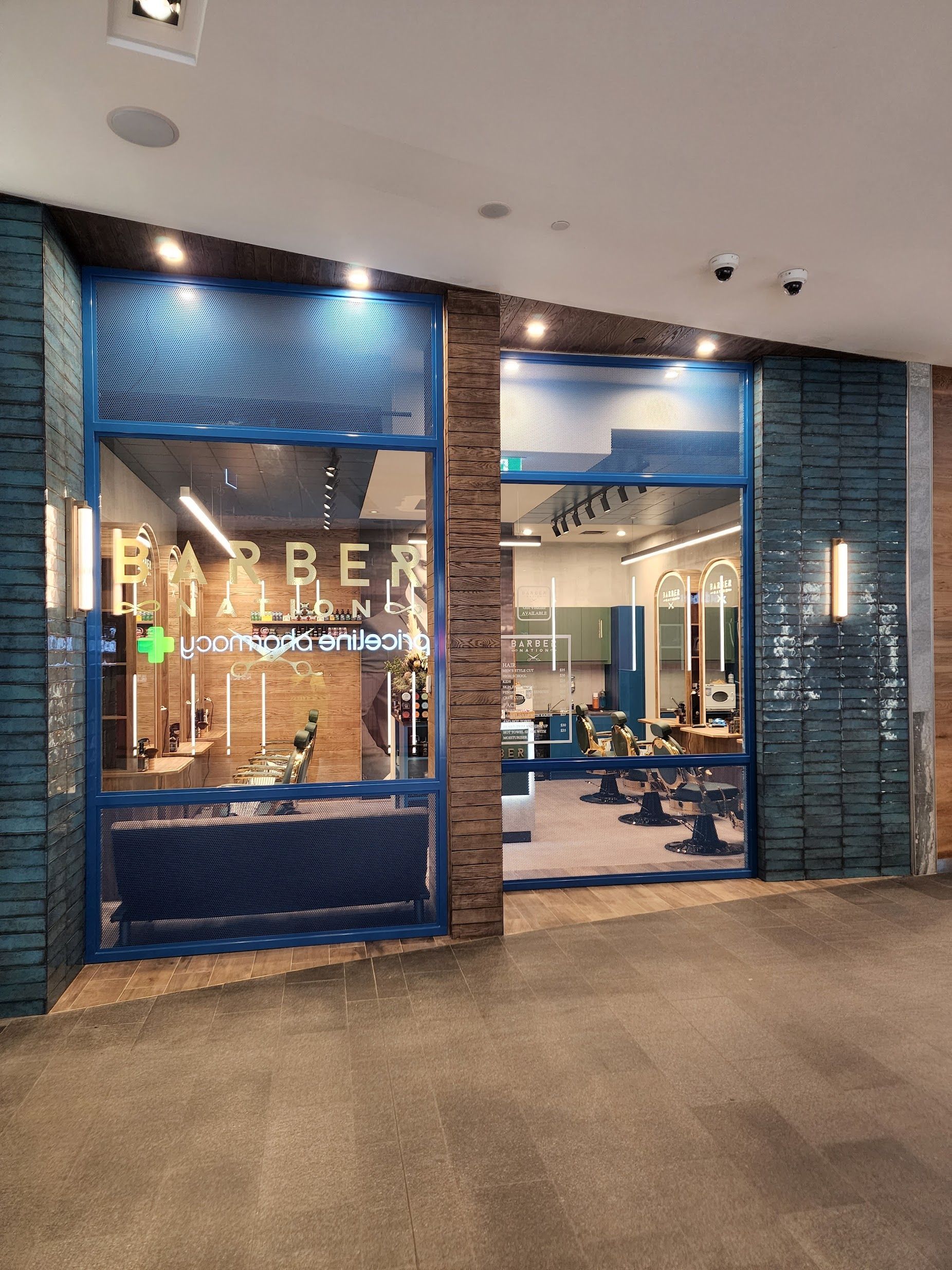 Barber shop commercial fit out in Perth.