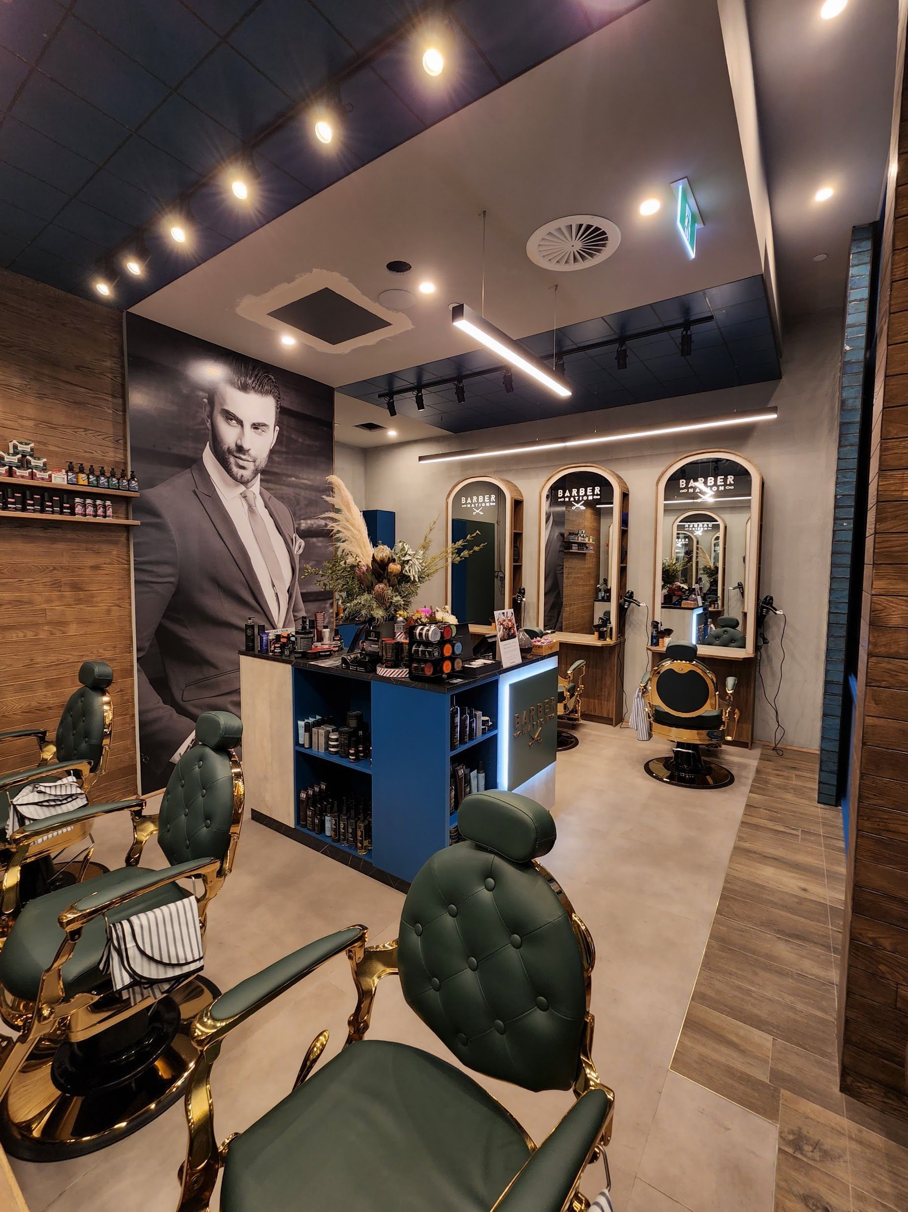 Barber shop commercial fit out in Perth