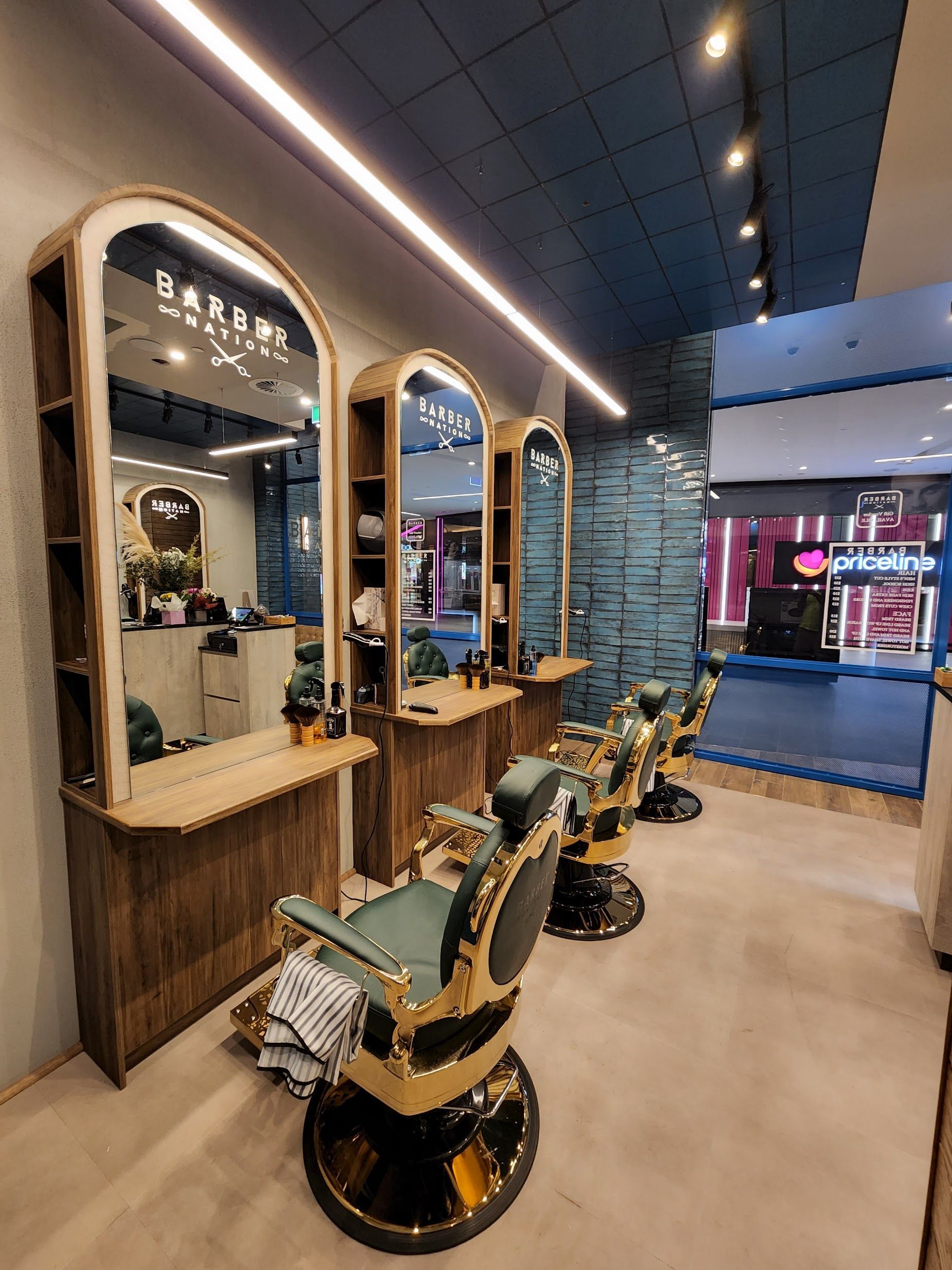 Barber shop commercial fit out in Perth