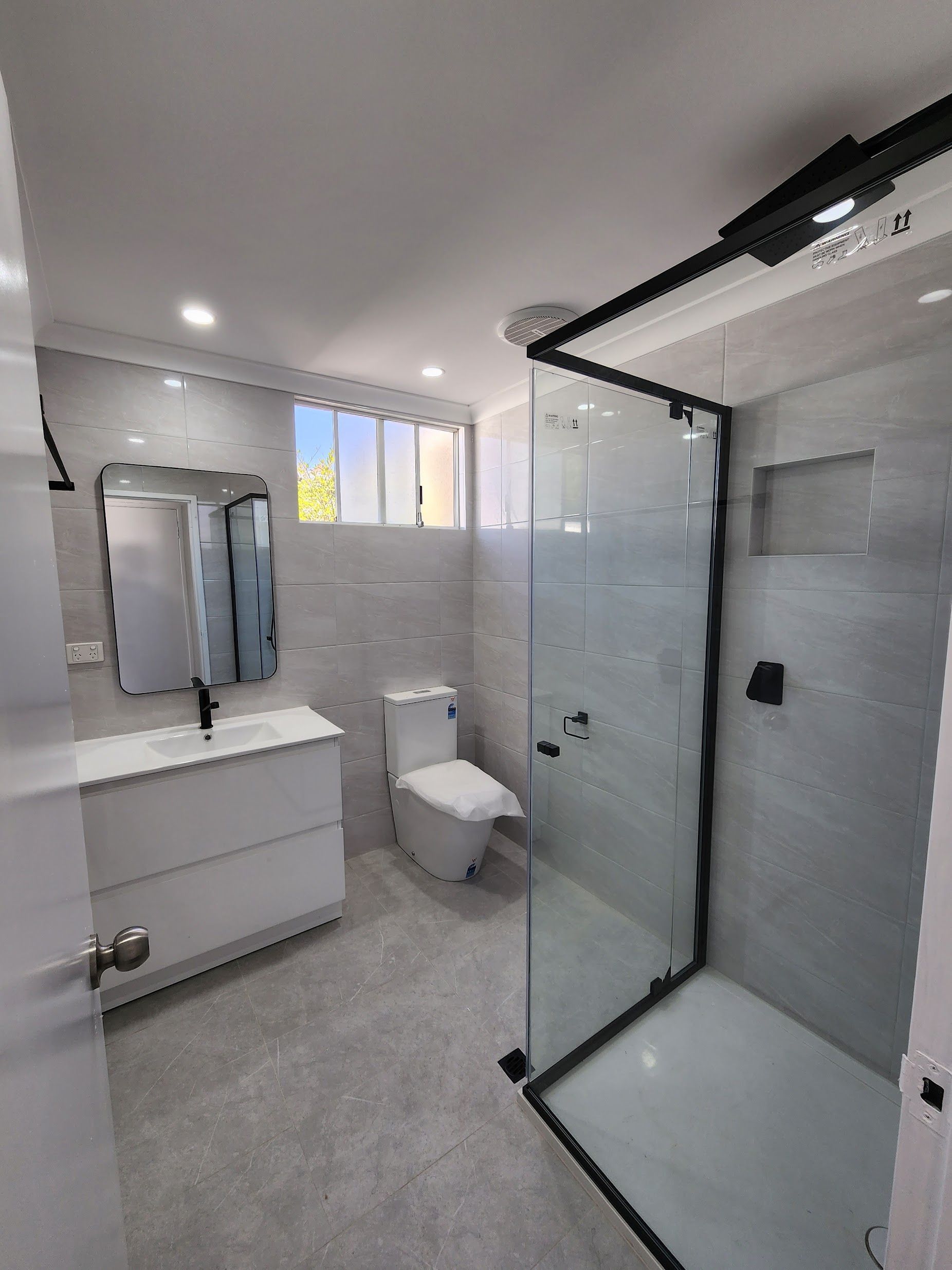 Bathroom renovation in Perth.